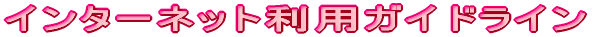 �C���^�[�l�b�g���p�K�C�h���C��